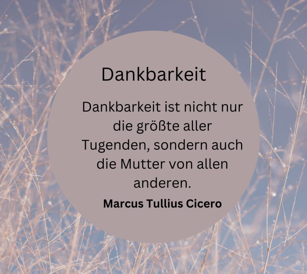 Zitat Dankbarkeit
