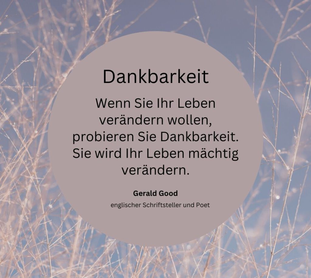 Zitat Dankbarkeit