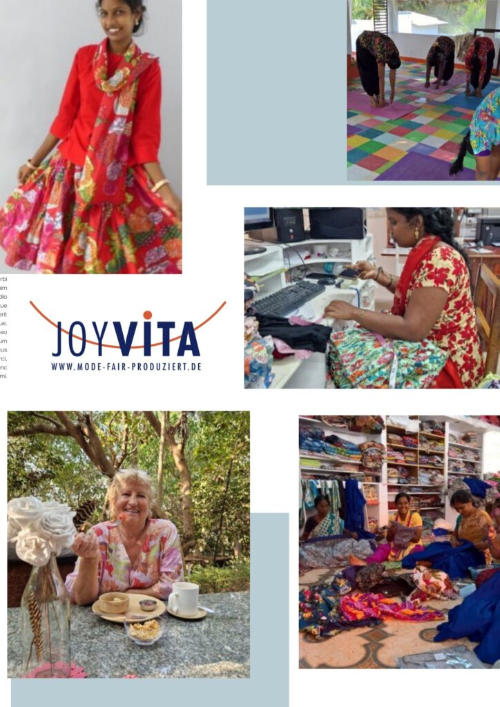 Joyvita besucht das Frauenprojekt in Indien