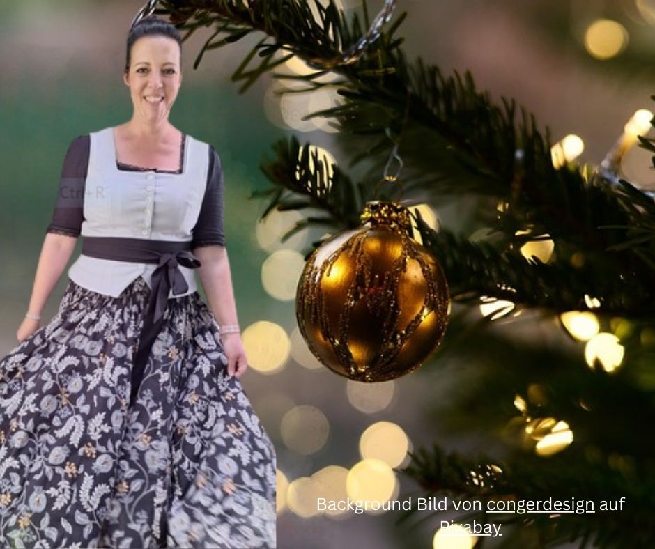 Joyvita Rock schwarz, grau für Weihnachten