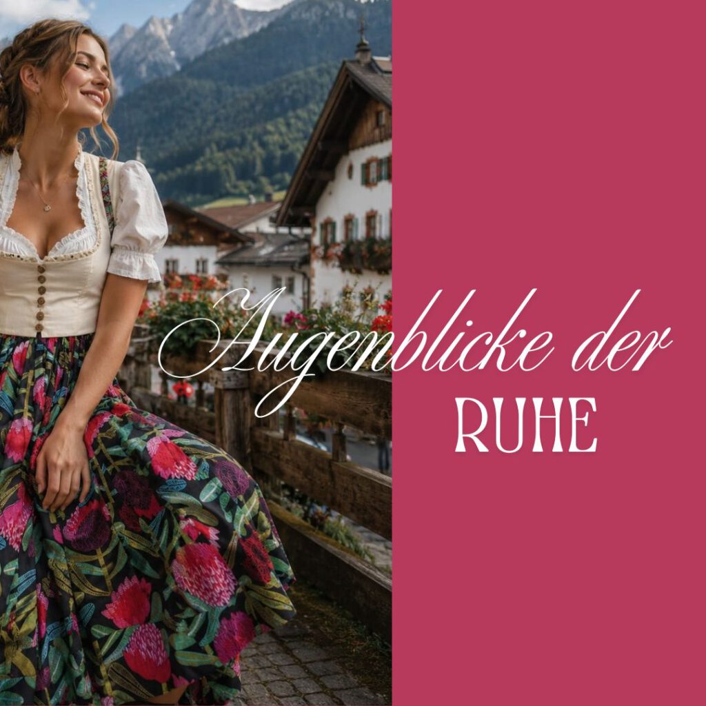 weiter Rock mit großem Blumen-Muster